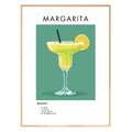 Margarita Retro Cocktail Poster - GroovyGrove