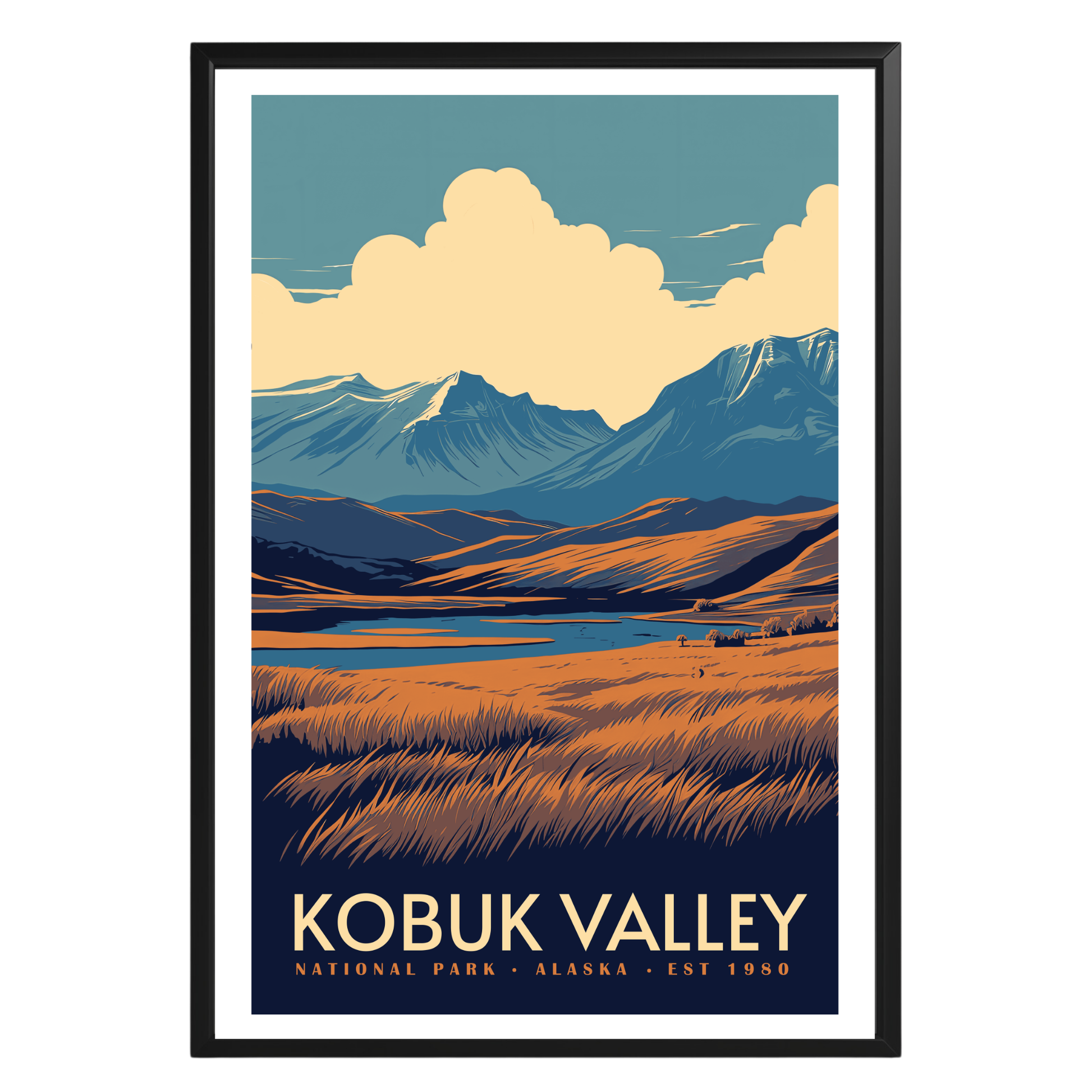 Kobuk Valley National Park Vintage Poster - GroovyGrove