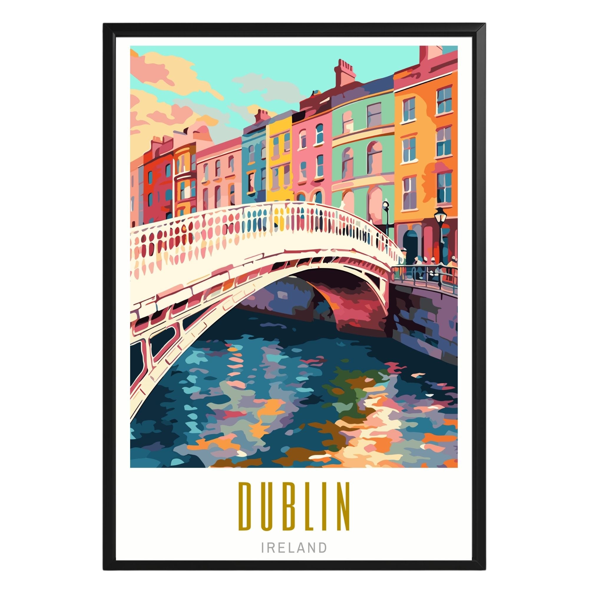 Dublin Ireland Poster - GroovyGrove