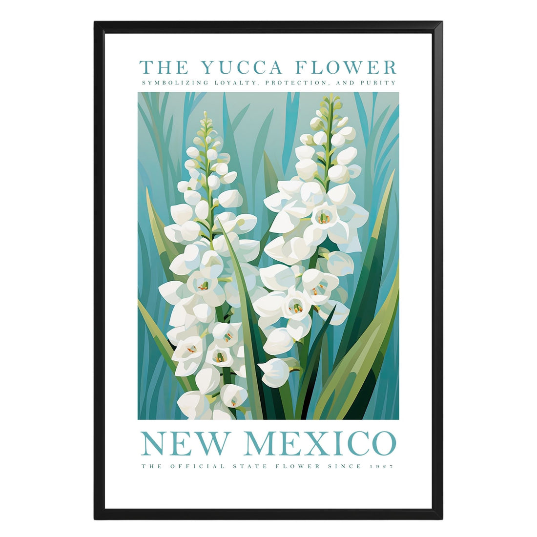 New Mexico State Flower Poster - GroovyGrove