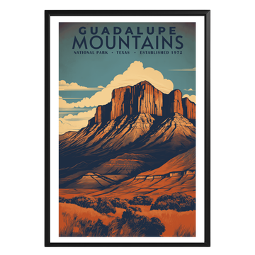 Guadalupe Mountains National Park Vintage Poster - GroovyGrove