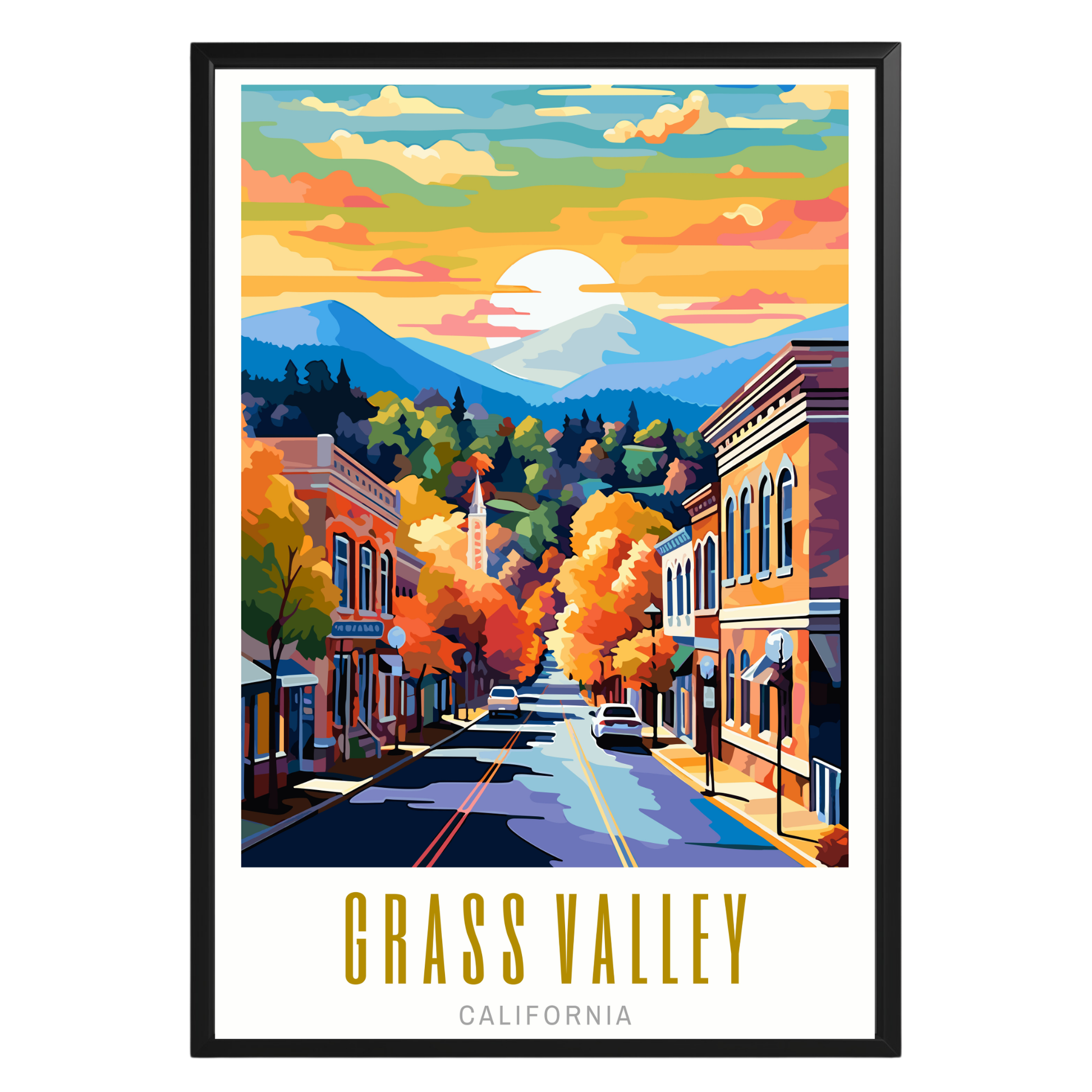 Grass Valley California Poster - GroovyGrove