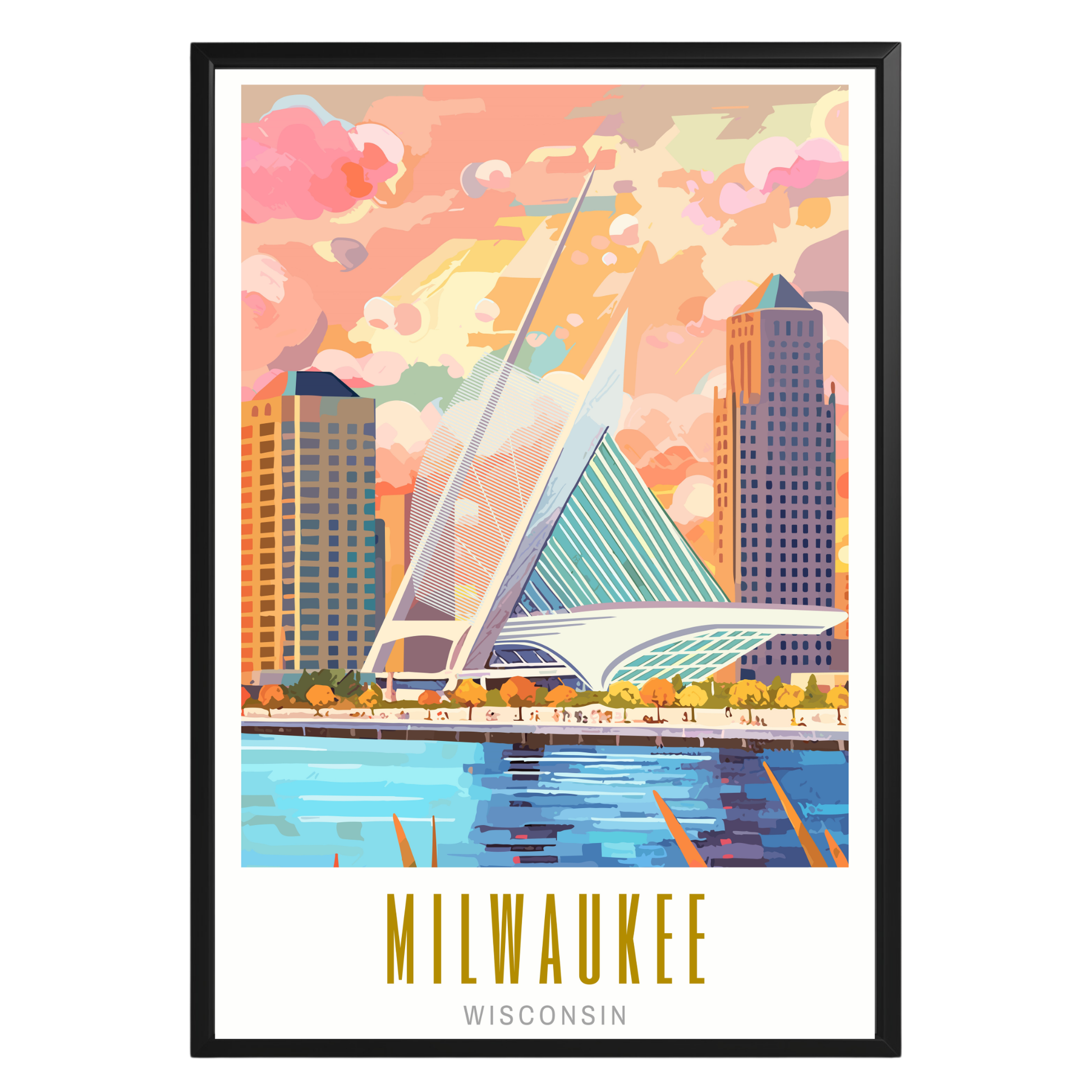 Milwaukee Wisconsin Poster - GroovyGrove