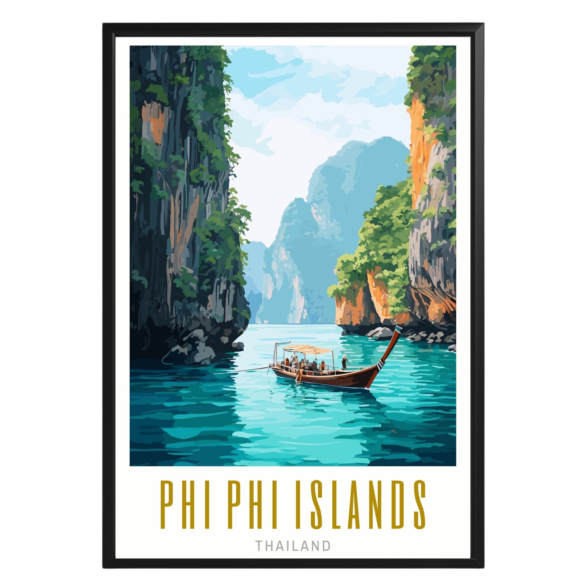 Phi Phi Islands Thailand Poster - GroovyGrove