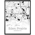 Eden Prairie Minnesota City Map Poster - GroovyGrove