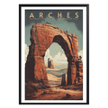 Arches National Park Vintage Poster - GroovyGrove