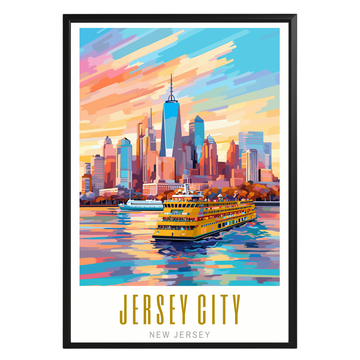 Jersey City New Jersey Poster - GroovyGrove