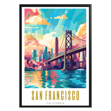 San Francisco California Poster - GroovyGrove