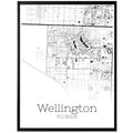 Wellington Florida City Map Poster - GroovyGrove