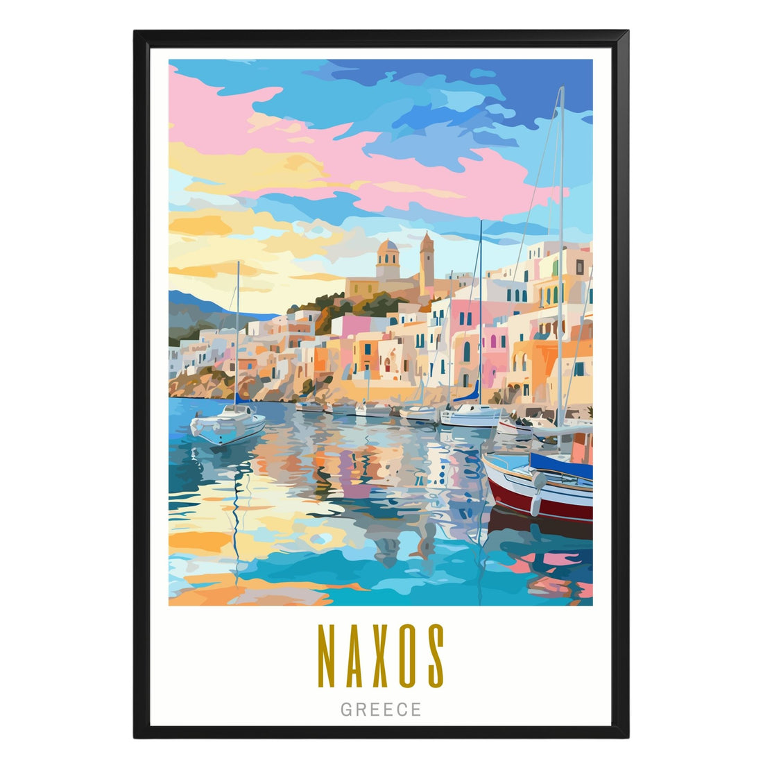 Naxos Greece Poster - GroovyGrove