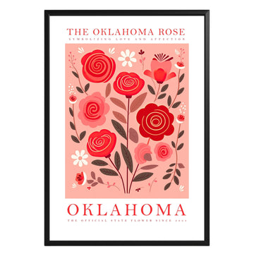 Oklahoma State Flower Poster - GroovyGrove