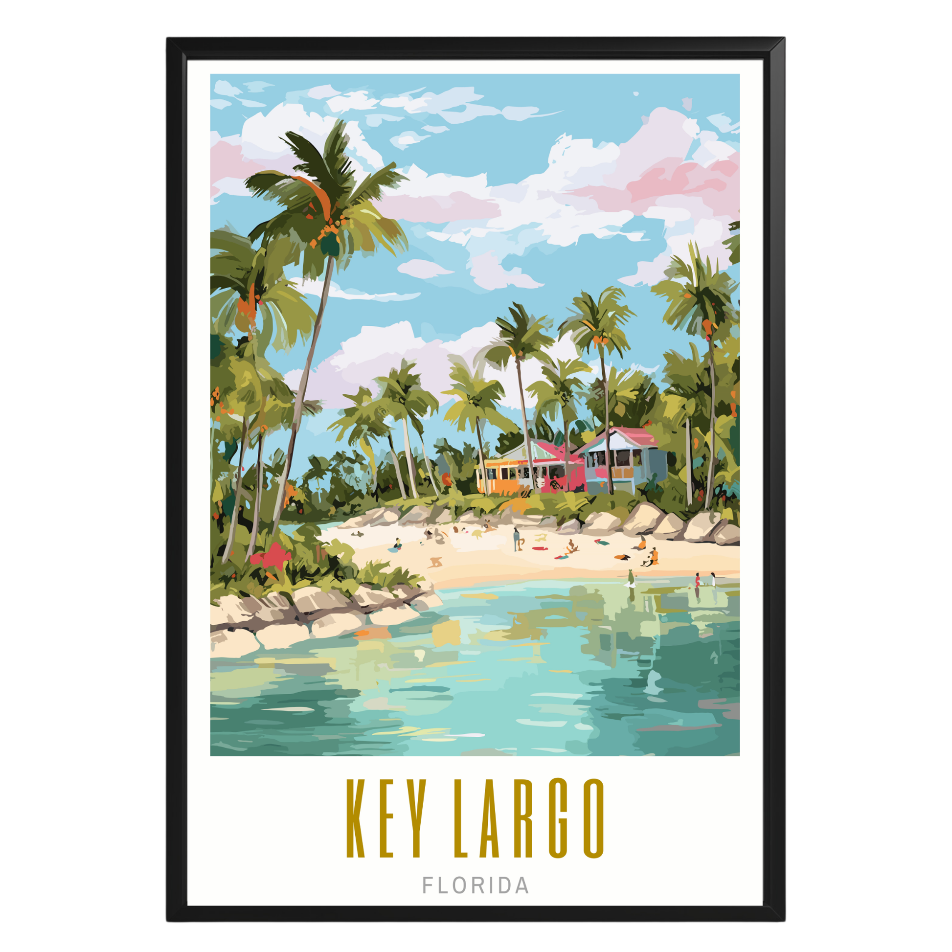 Key Largo Florida Poster - GroovyGrove