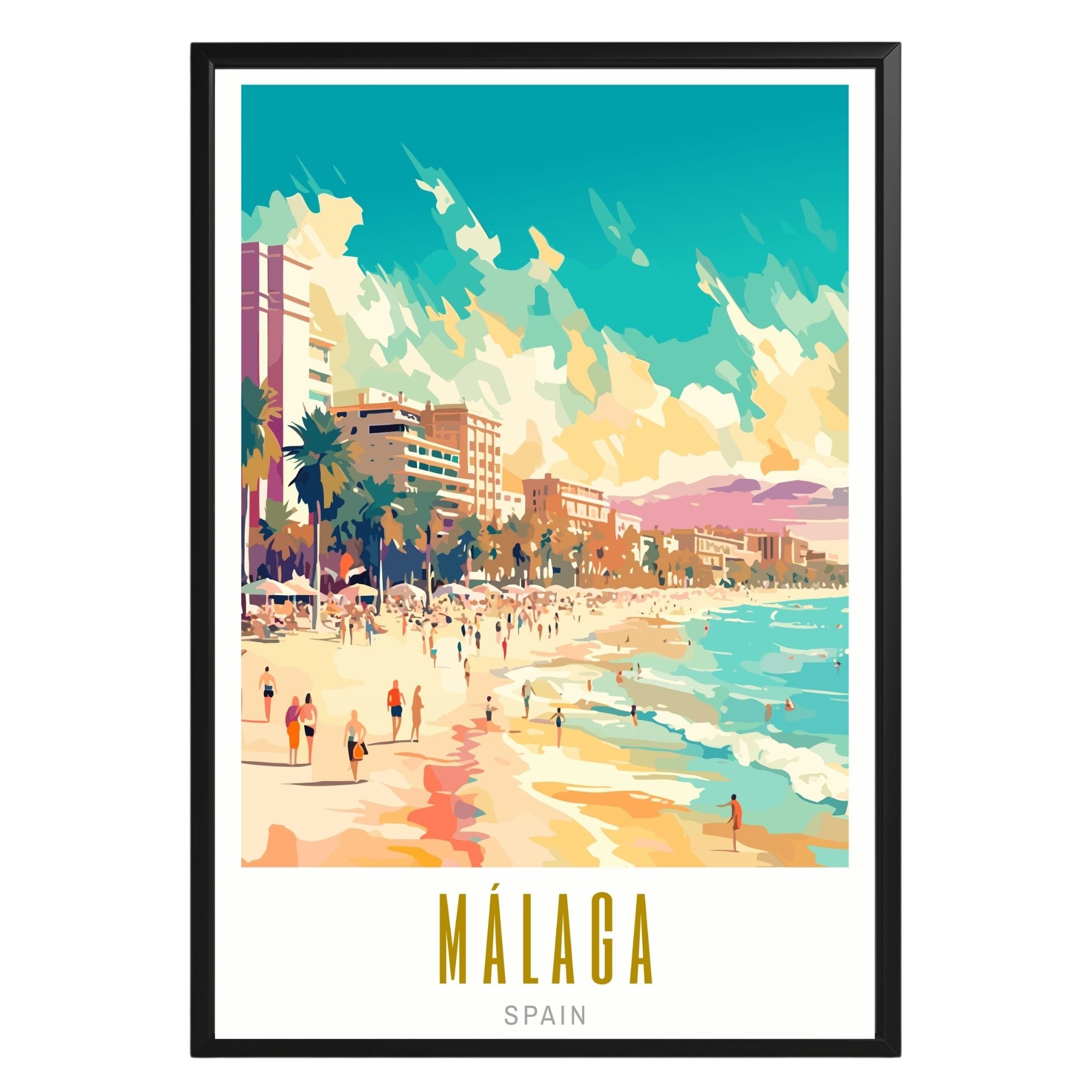 Malaga Spain Poster - GroovyGrove