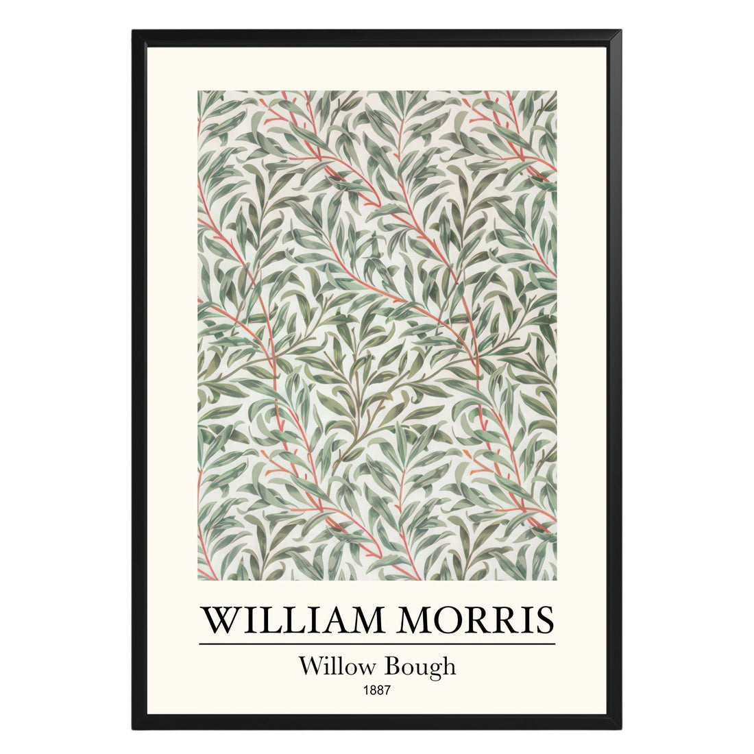 Willow Bough 1887 William Morris Poster - GroovyGrove