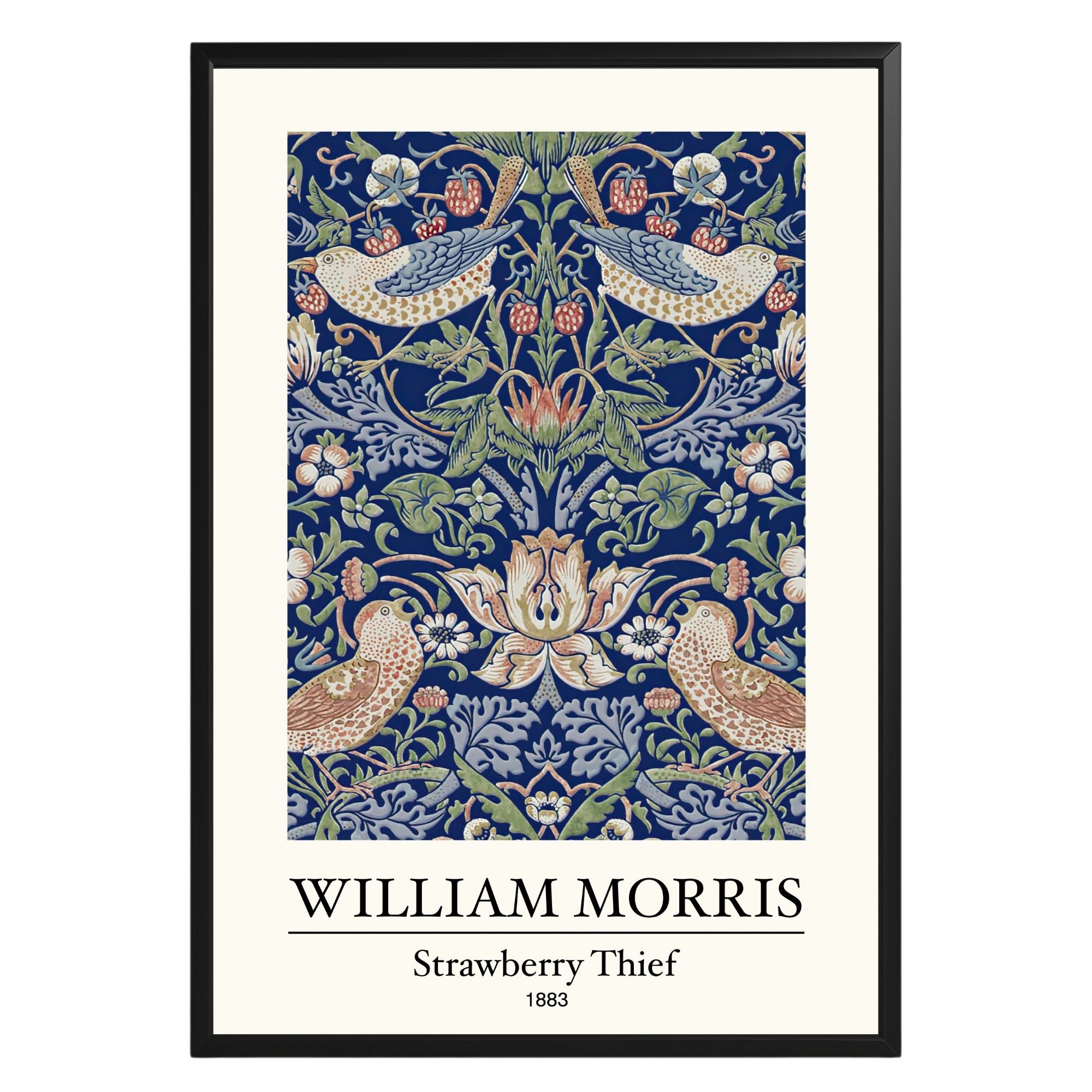 Strawberry Thief 1883 William Morris Poster - GroovyGrove