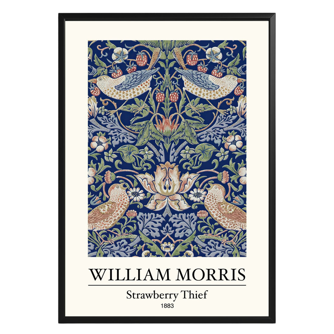 Strawberry Thief 1883 William Morris Poster - GroovyGrove