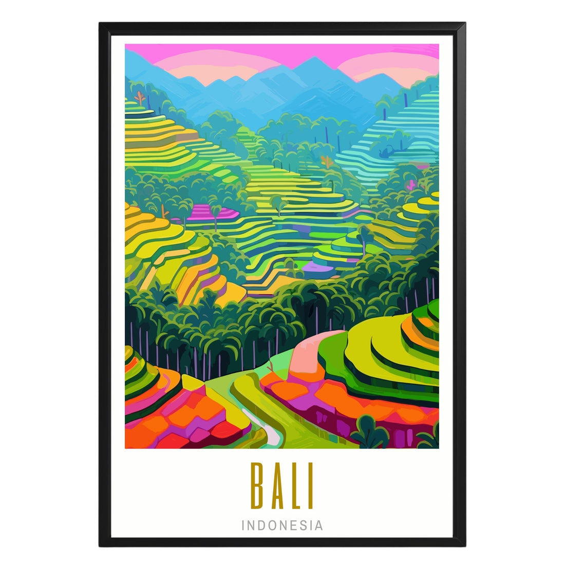 Bali Indonesia Poster - GroovyGrove