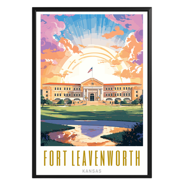 Fort Leavenworth Kansas Poster - GroovyGrove