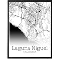 Laguna Niguel California City Map Poster - GroovyGrove