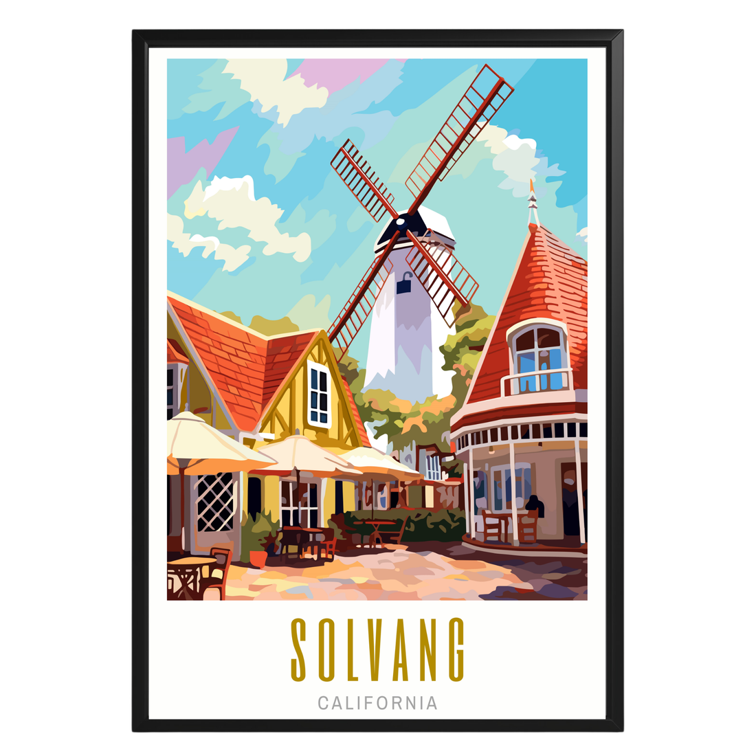 Solvang California Poster - GroovyGrove