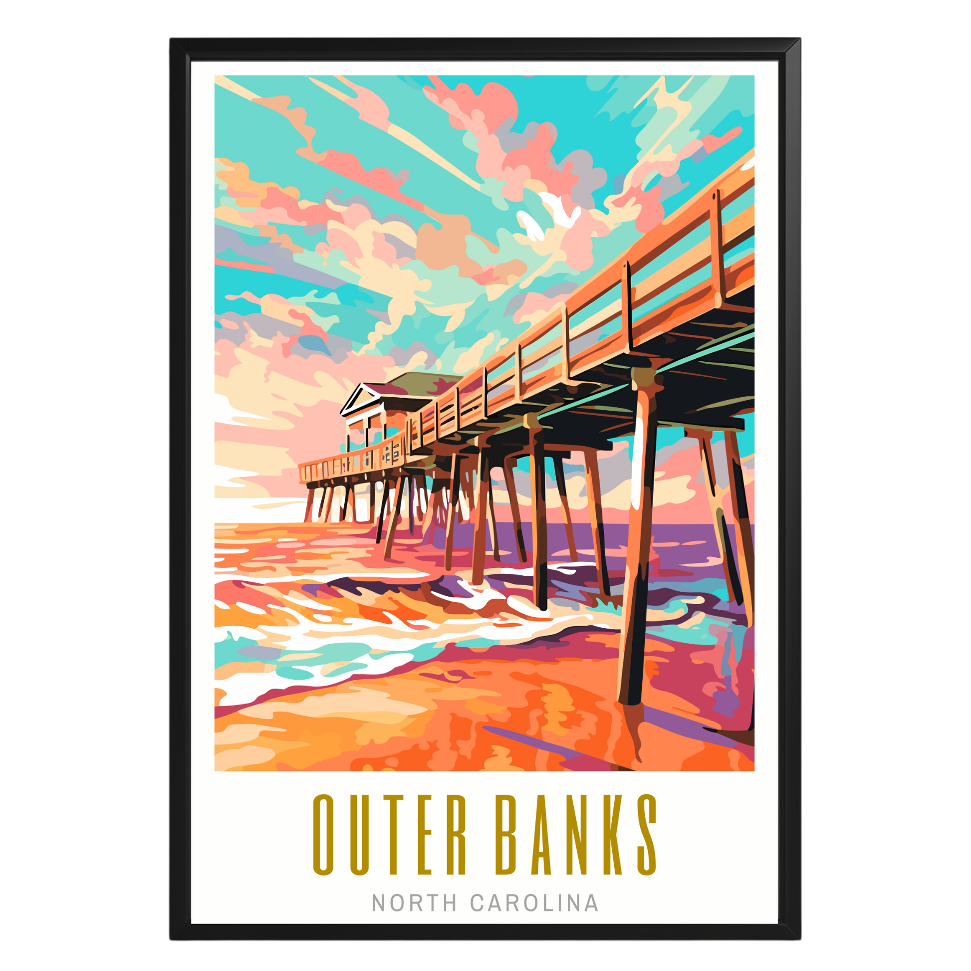 Outer Banks North Carolina Poster - GroovyGrove