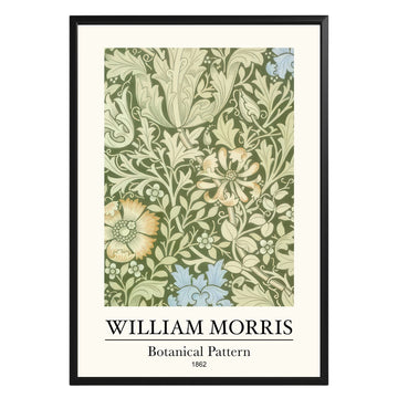 Botanical Pattern 1862 William Morris Poster - GroovyGrove