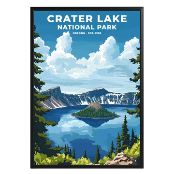 Crater Lake National Park Poster - GroovyGrove