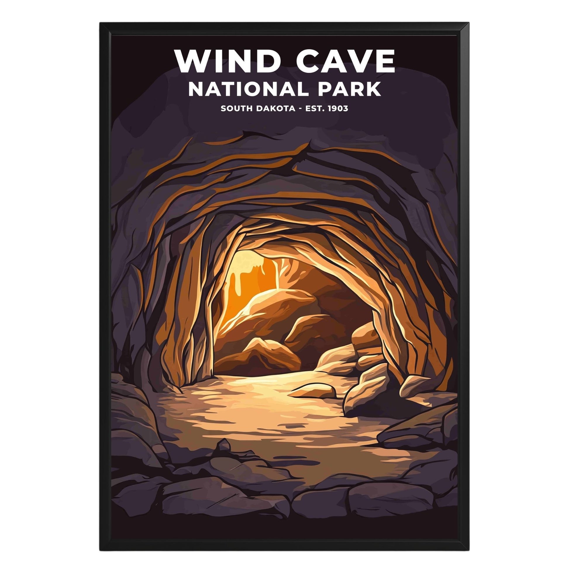 Wind Cave National Park Poster - GroovyGrove