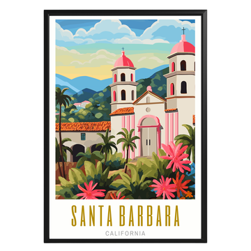 Santa Barbara California Poster - GroovyGrove