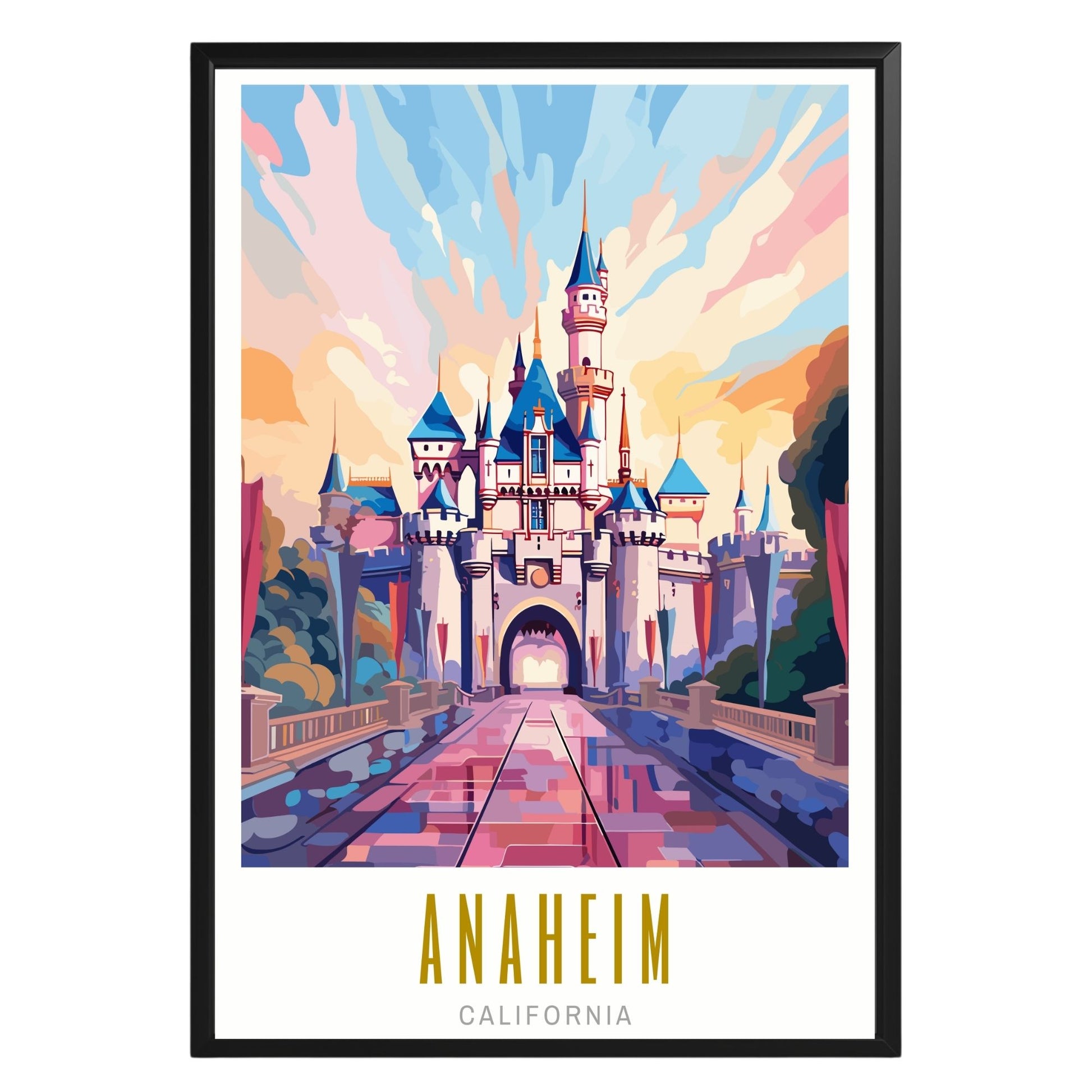 Anaheim California Poster - GroovyGrove