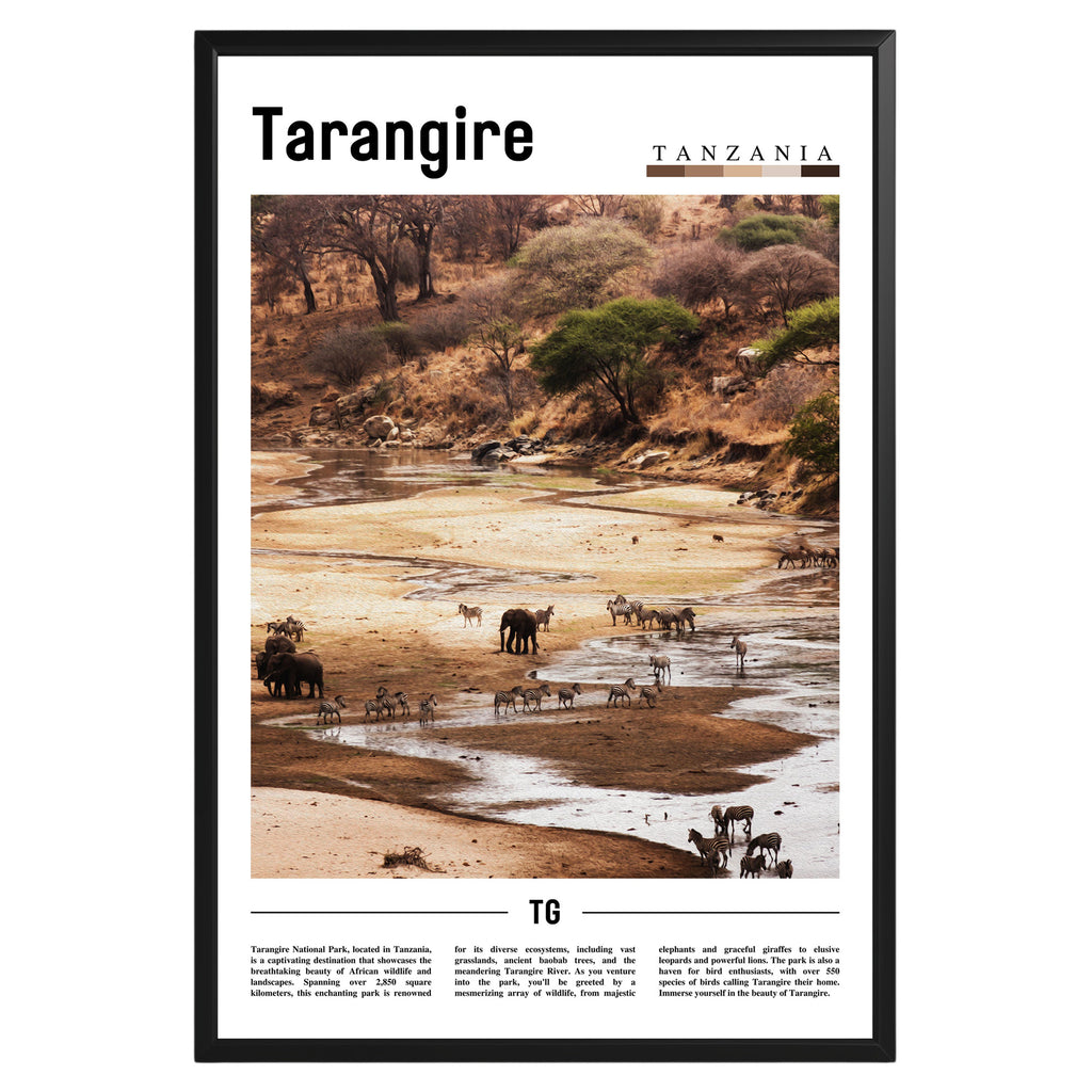 Tarangire National Park Tanzania Photographic Poster