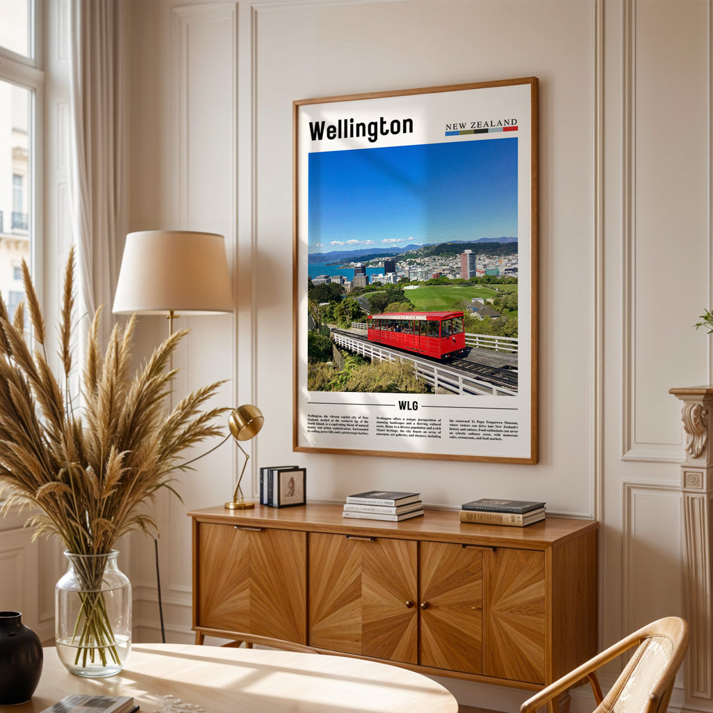 Wellington New Zealand Photographic Poster