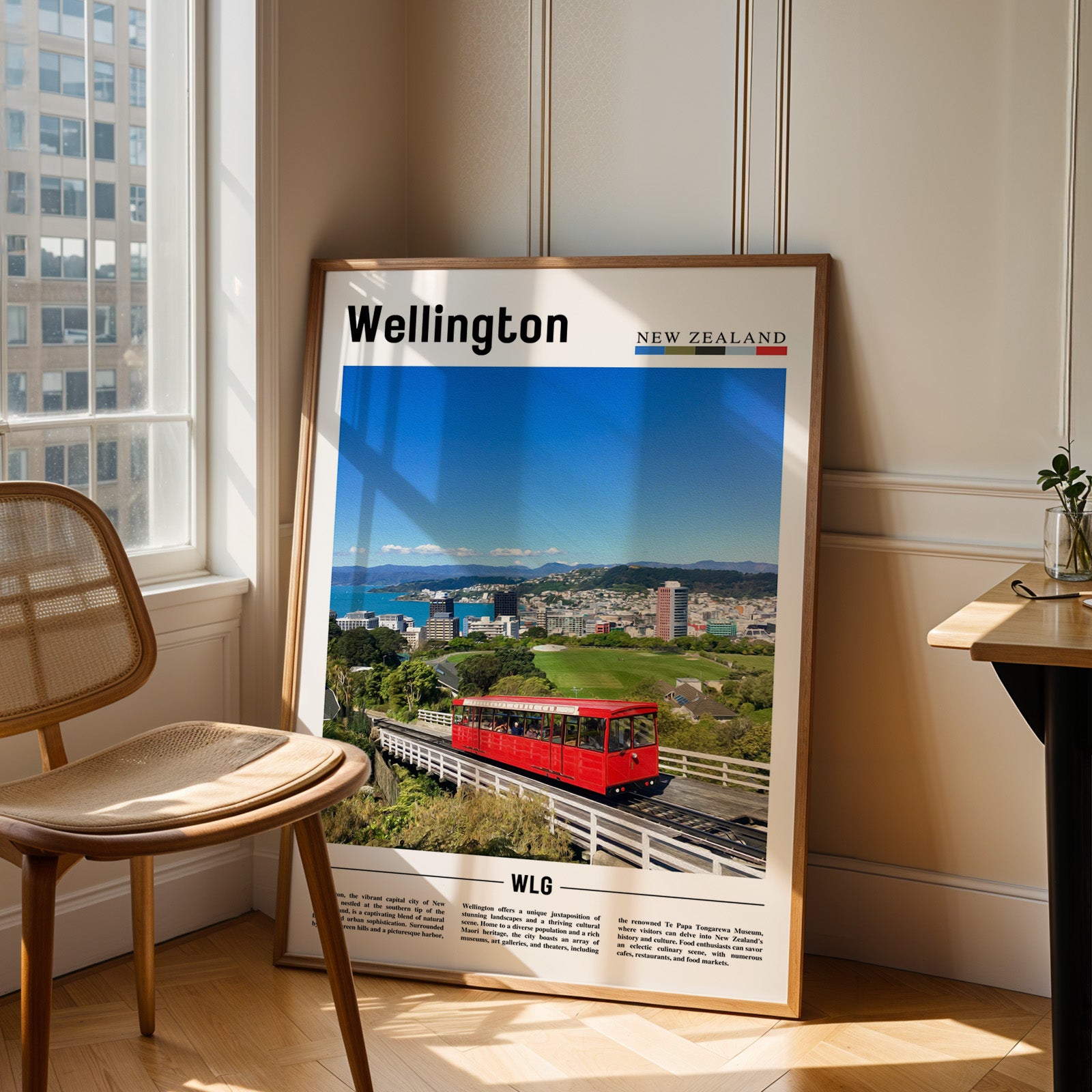 Wellington New Zealand Photographic Poster