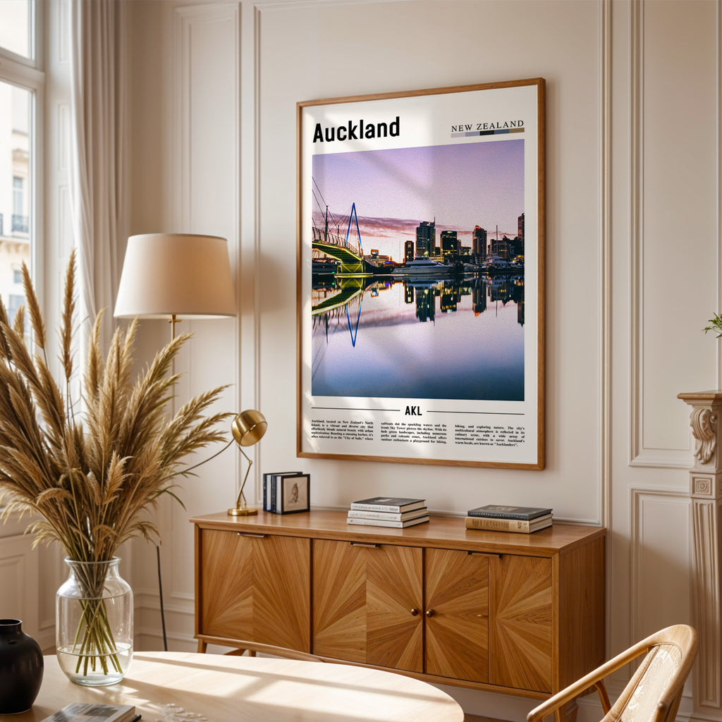 Auckland New Zealand Photographic Poster