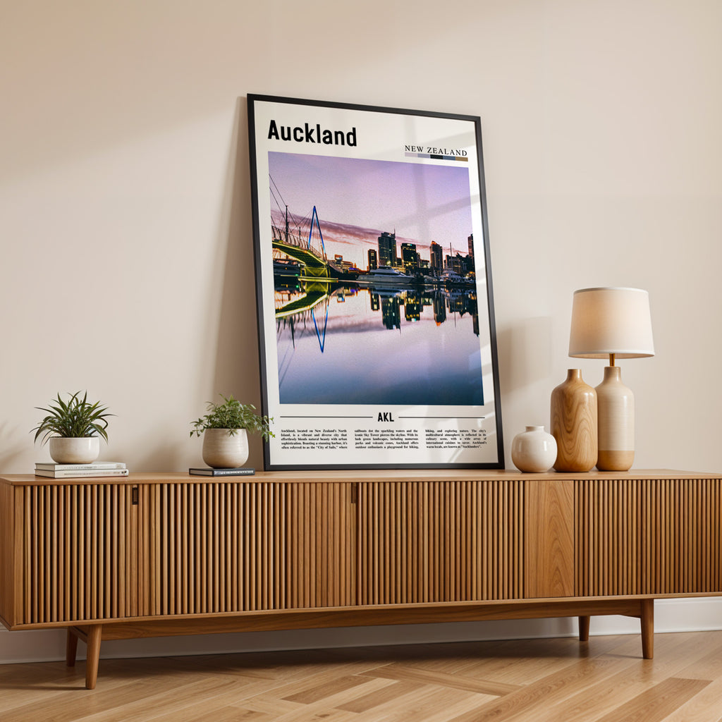 Auckland New Zealand Photographic Poster