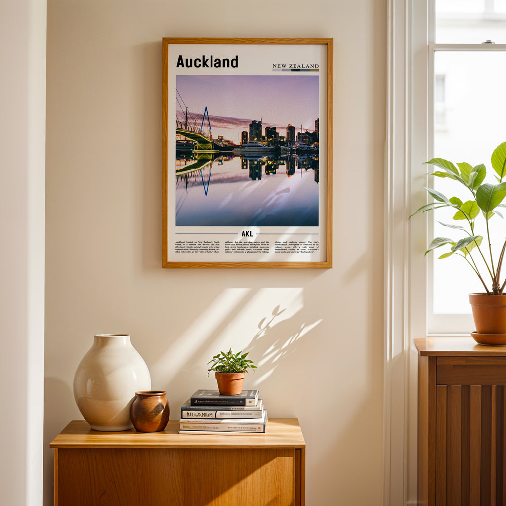 Auckland New Zealand Photographic Poster