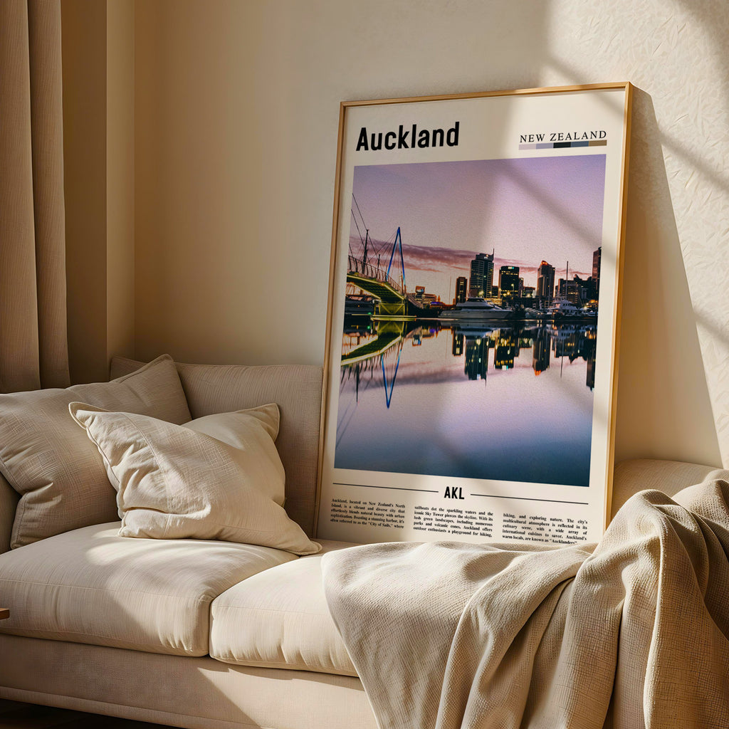 Auckland New Zealand Photographic Poster