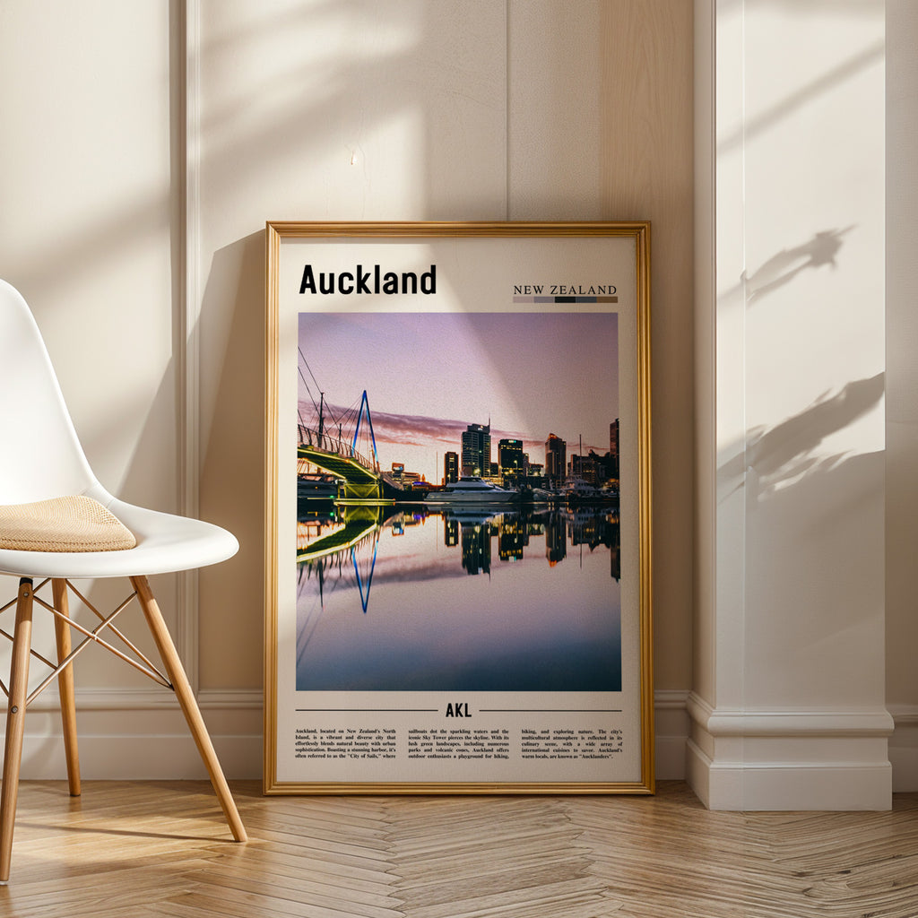 Auckland New Zealand Photographic Poster