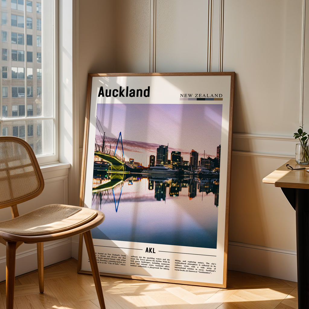 Auckland New Zealand Photographic Poster