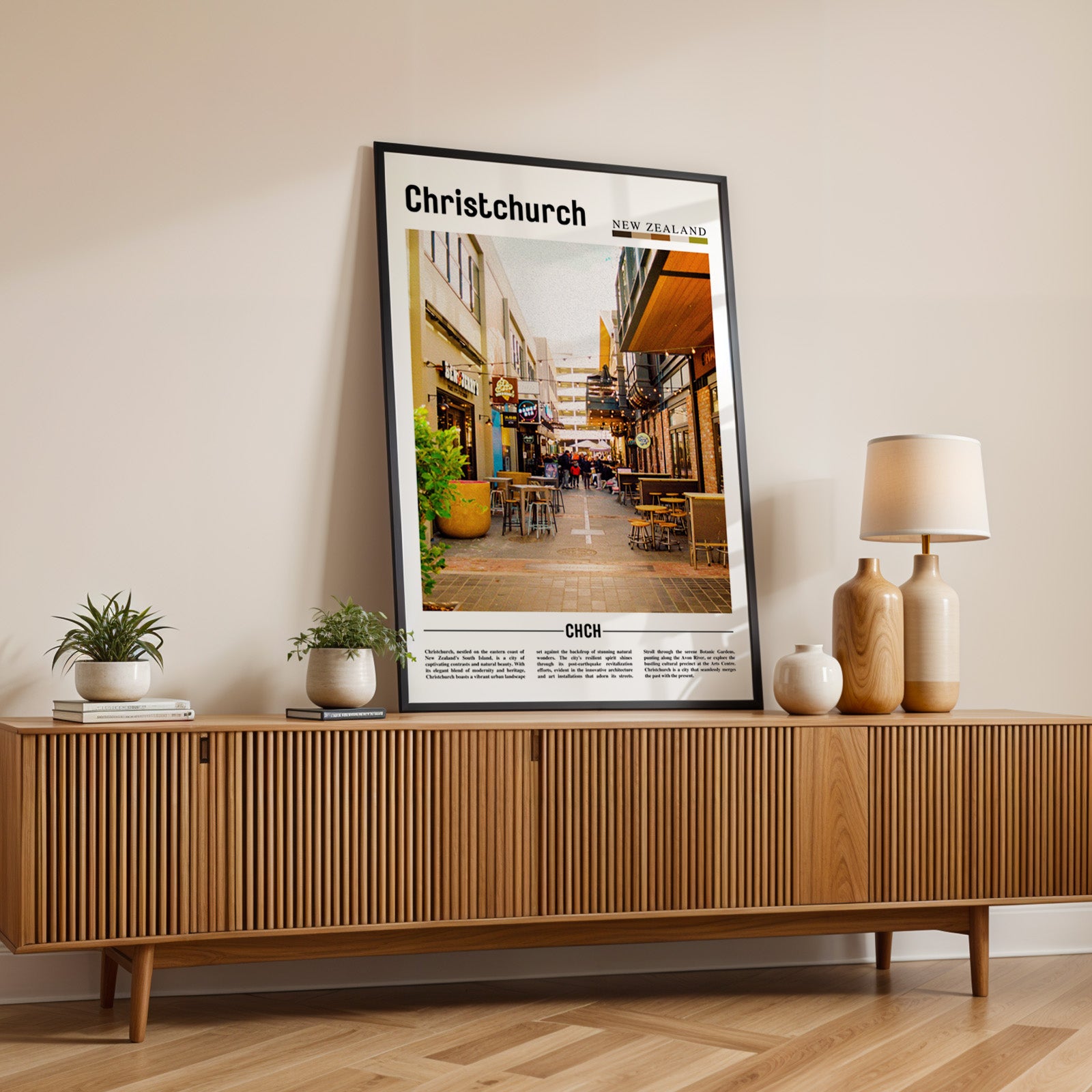 Christchurch New Zealand Photographic Poster