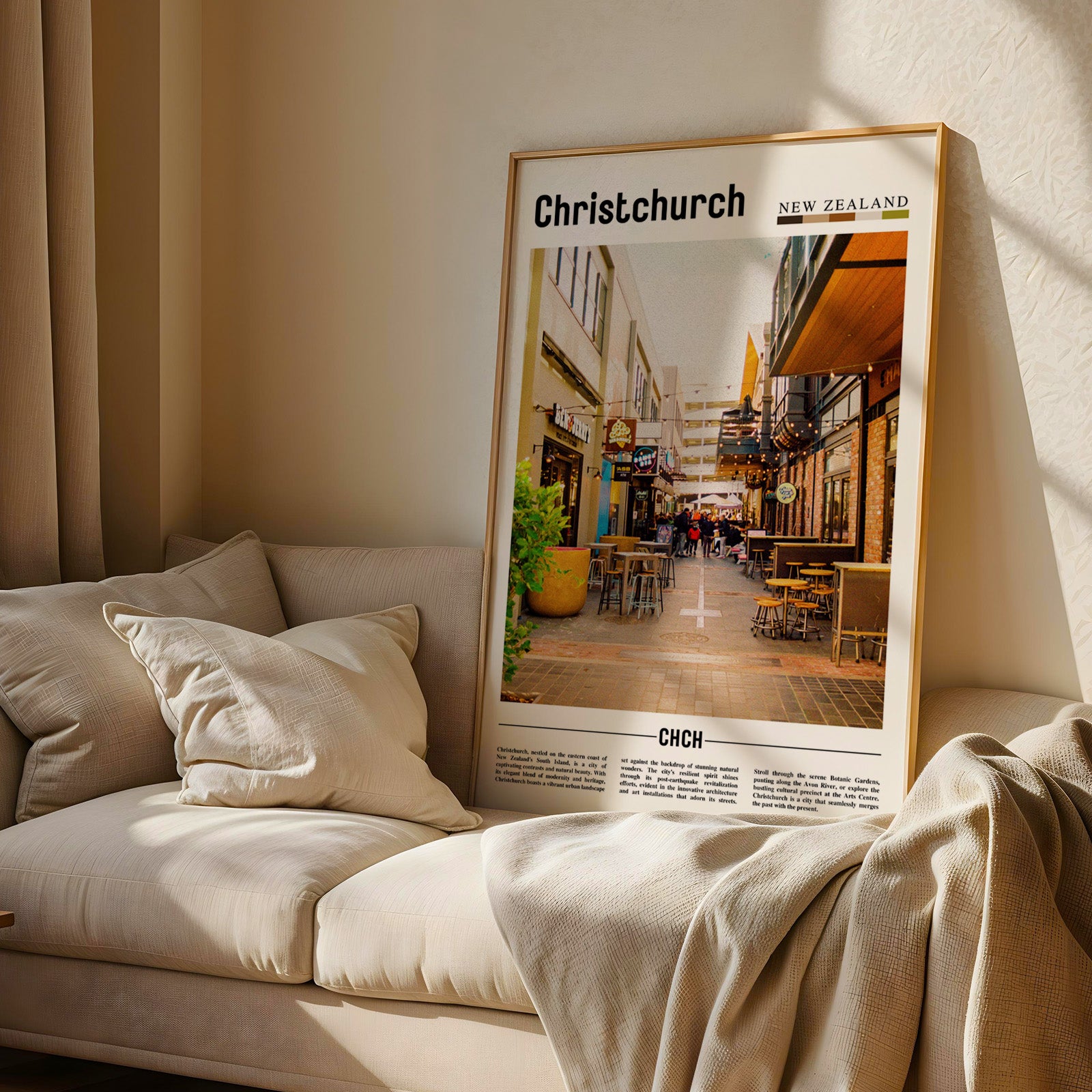 Christchurch New Zealand Photographic Poster