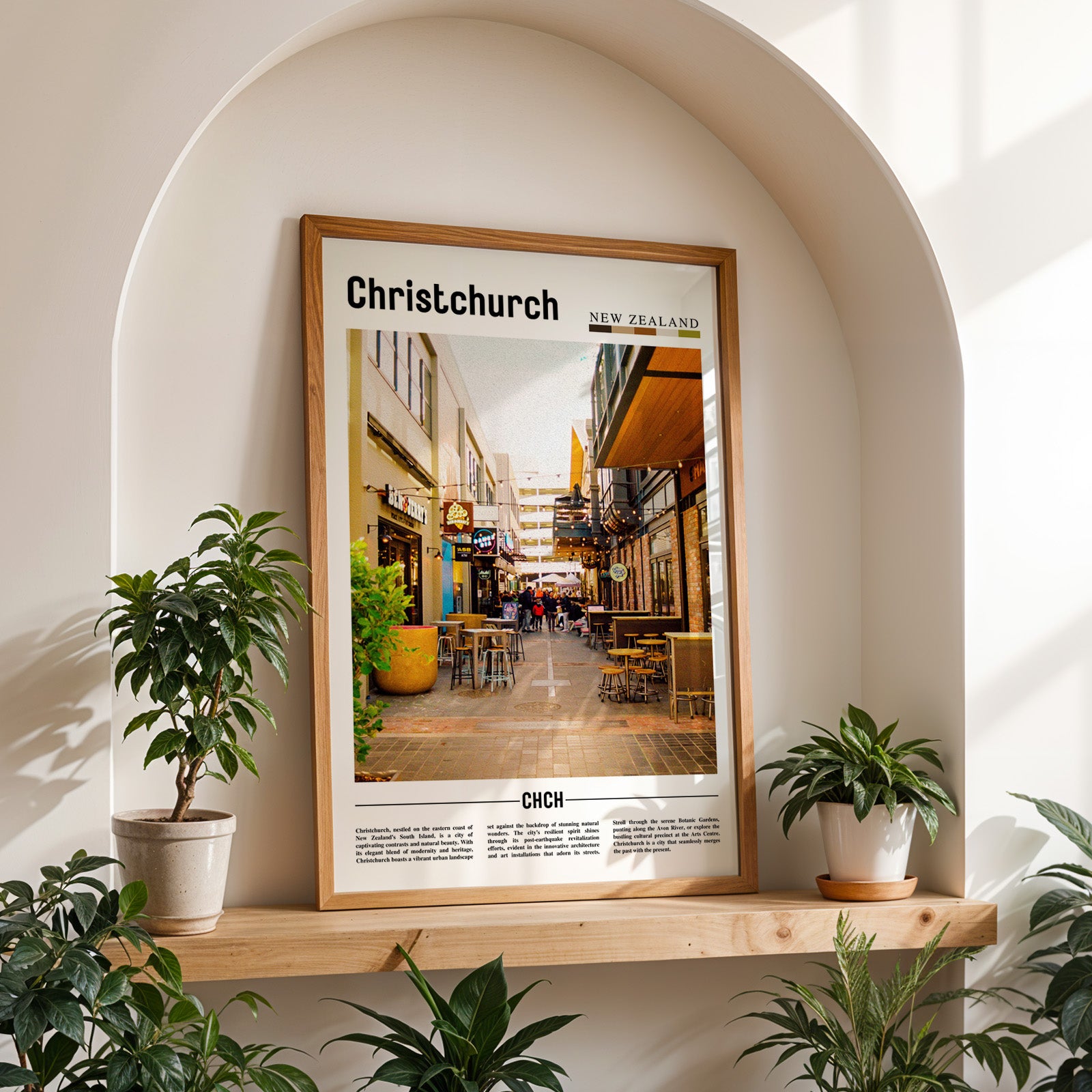 Christchurch New Zealand Photographic Poster