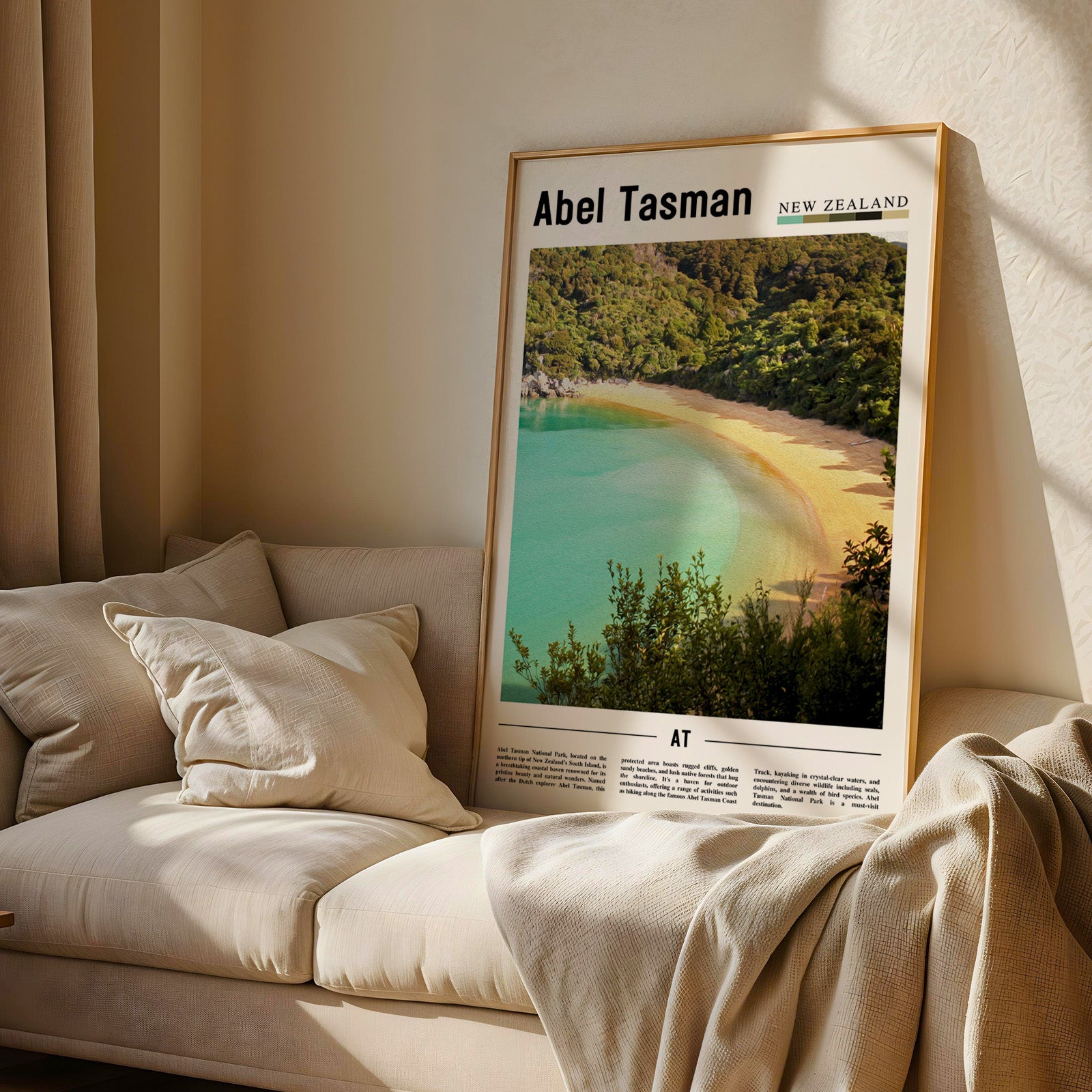 Abel Tasman New Zealand Photographic Poster
