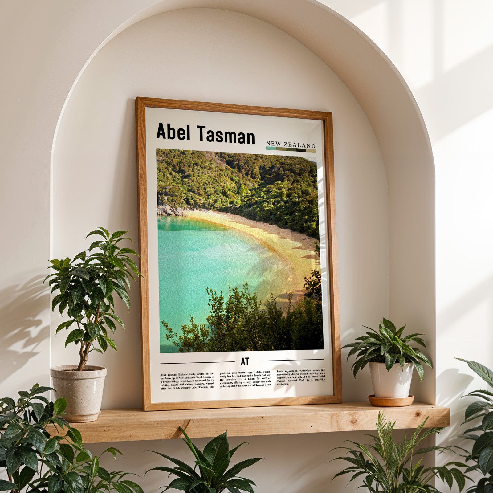 Abel Tasman New Zealand Photographic Poster