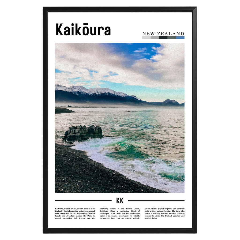 Kaikōura New Zealand Photographic Poster