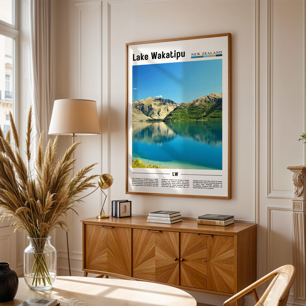 Lake Wakatipu New Zealand Photographic Poster