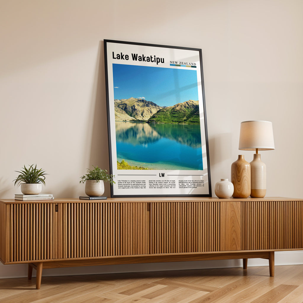 Lake Wakatipu New Zealand Photographic Poster