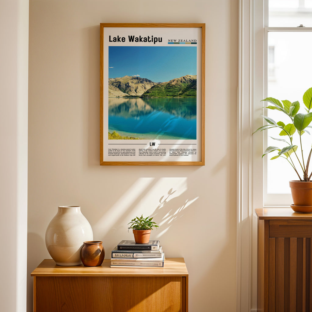 Lake Wakatipu New Zealand Photographic Poster