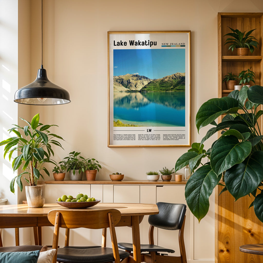 Lake Wakatipu New Zealand Photographic Poster