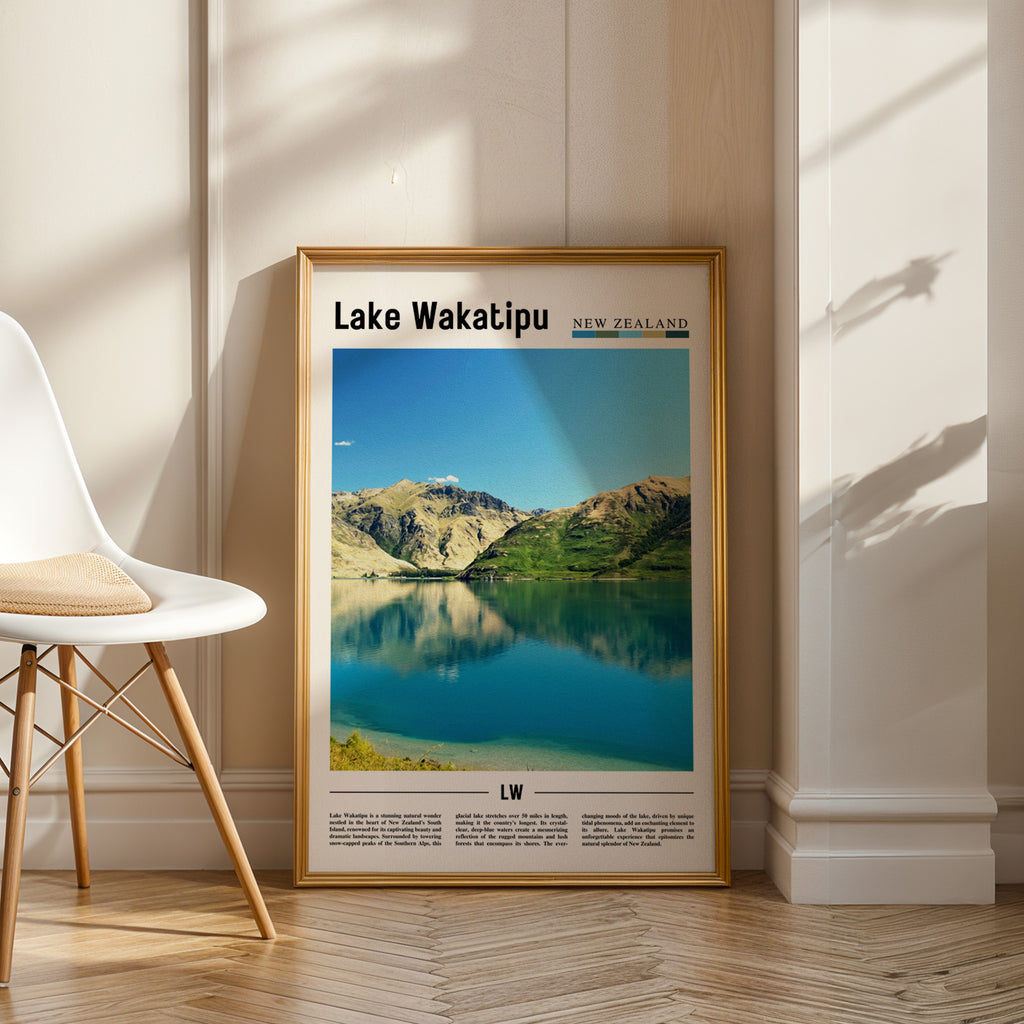 Lake Wakatipu New Zealand Photographic Poster
